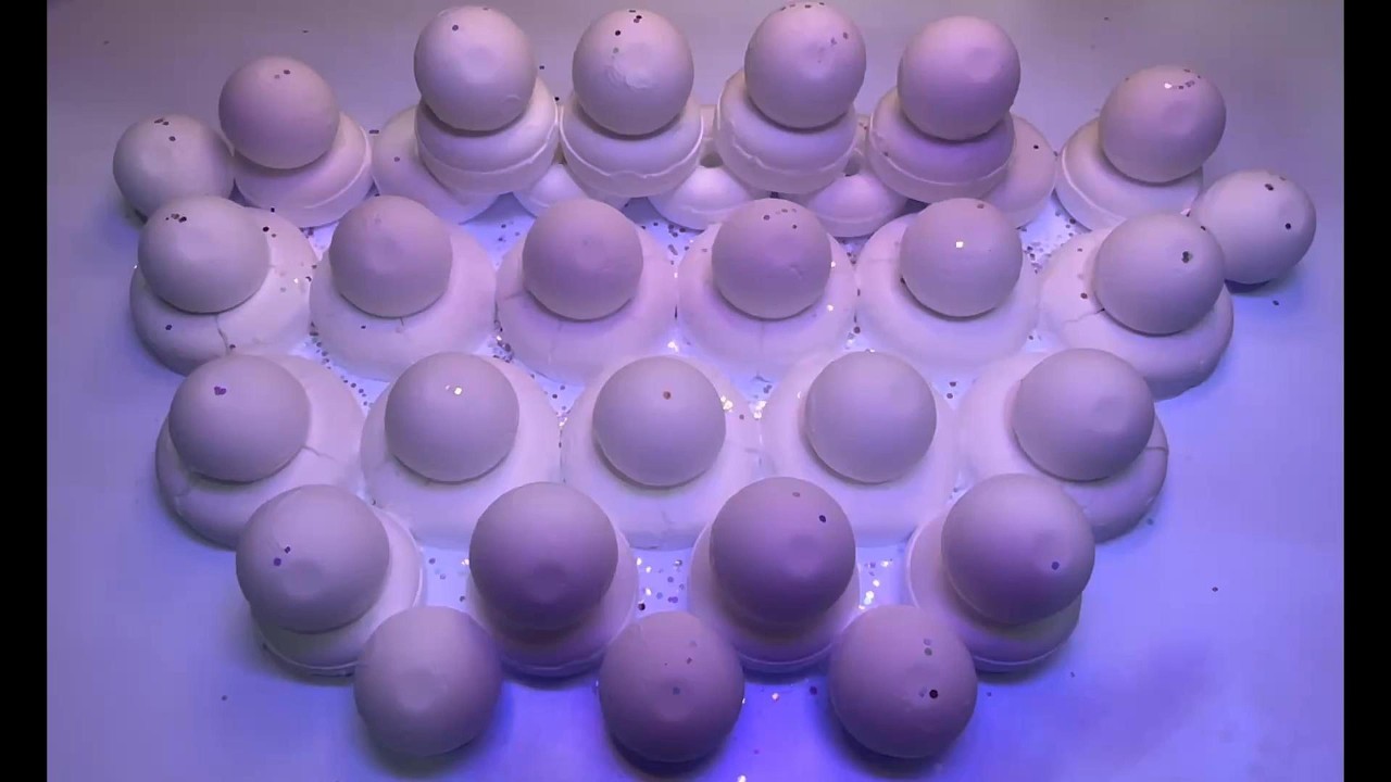 ASMR baking soda | Calming All White Shapes