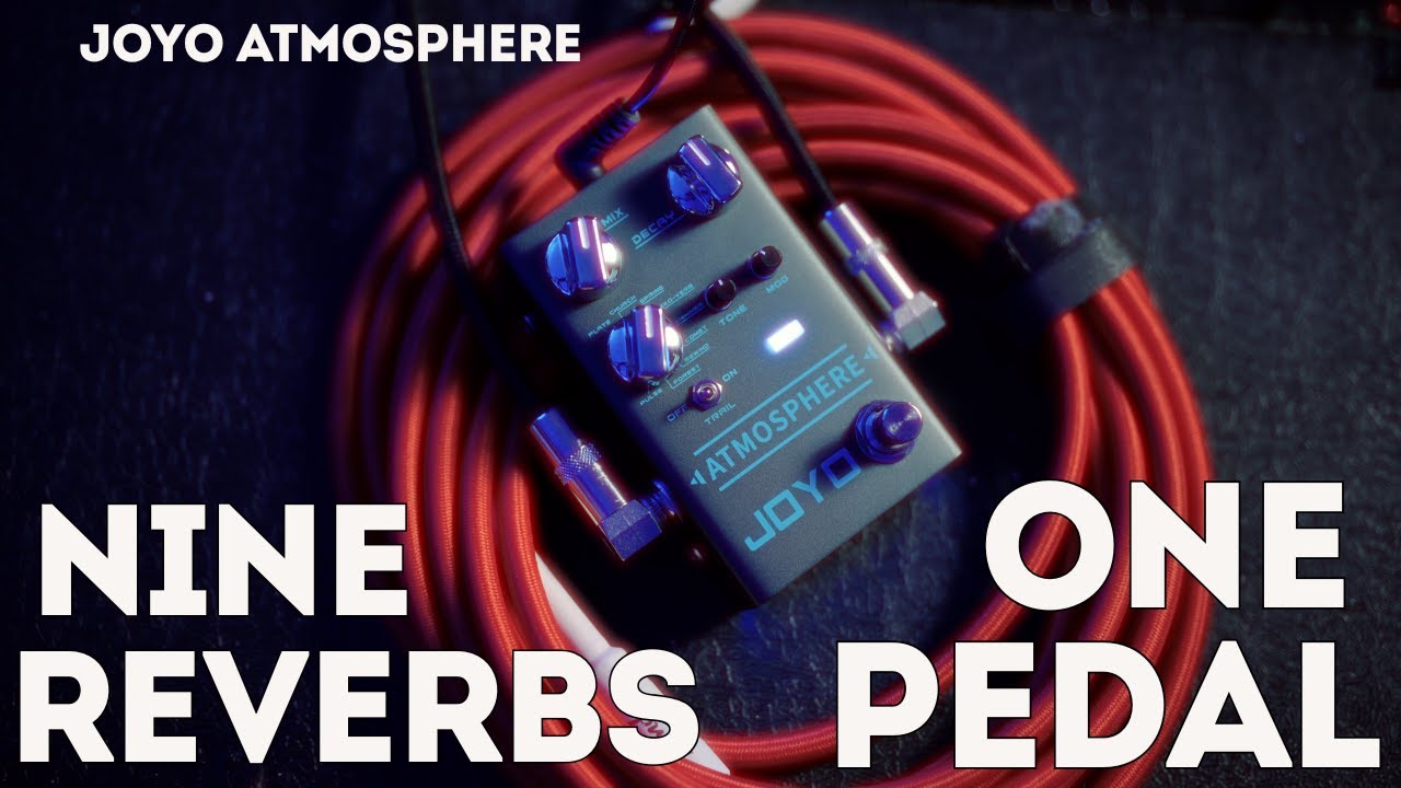 Joyo Atmosphere Digital Reverb Pedal - Full Demo (And only $63?)