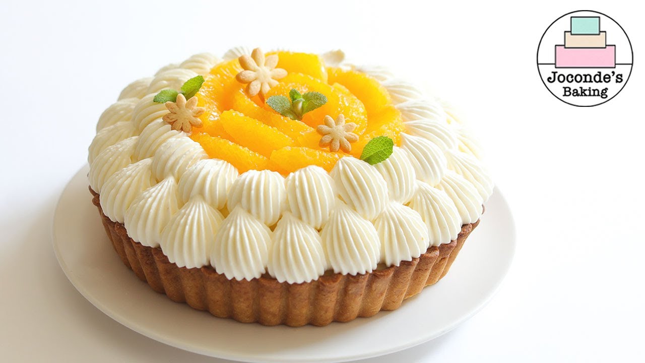 🍊 Красивый свежий апельсиновый пирог 🍊