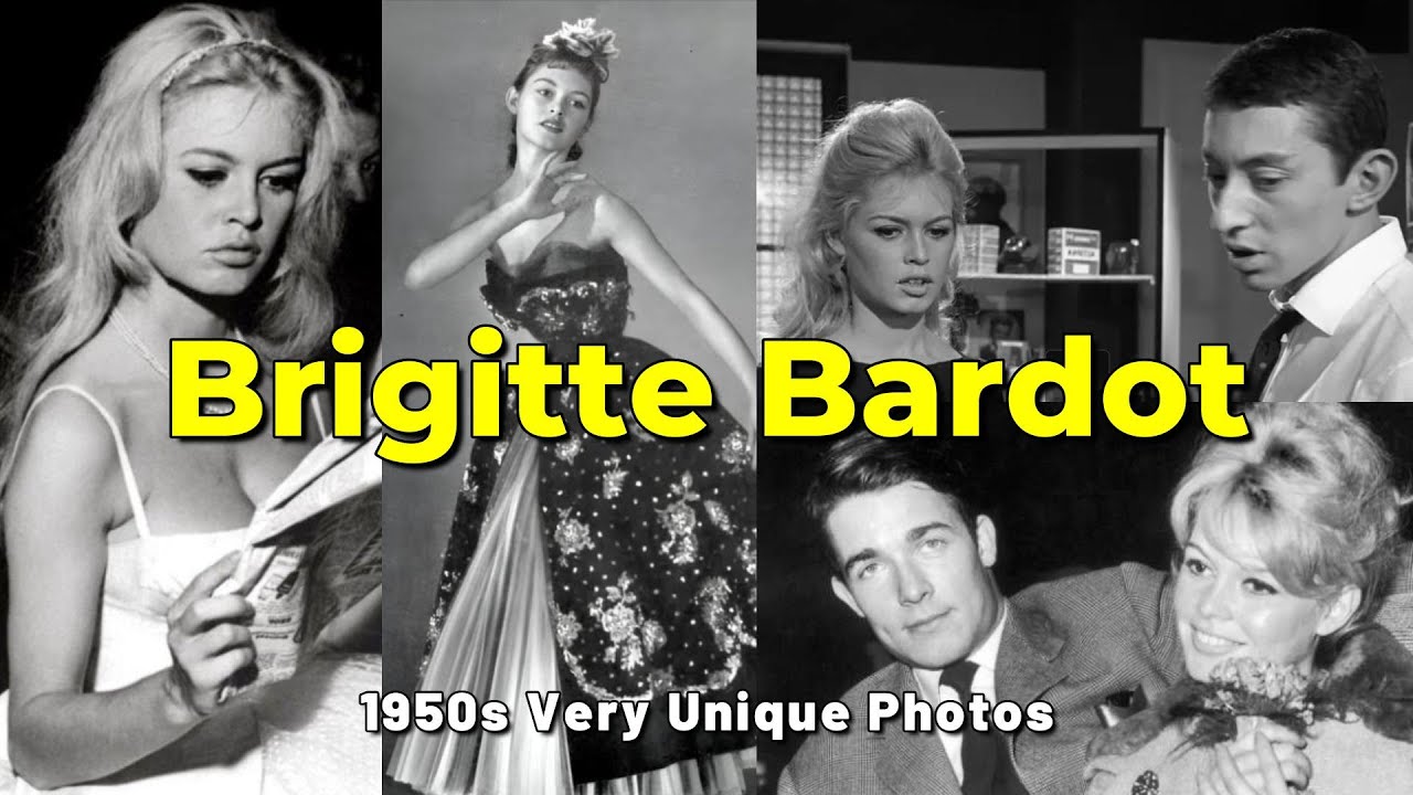 Brigitte Bardot photos très rares et uniques 1950s