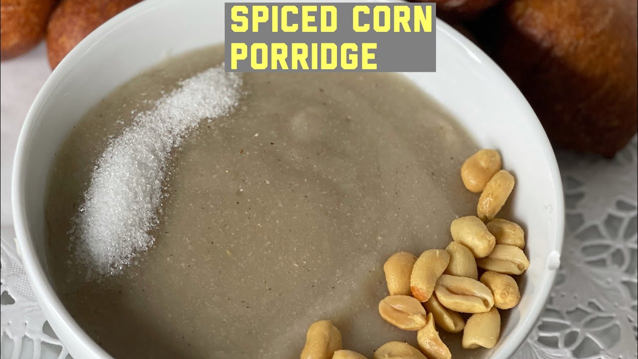 HOW TO PREPARE THE BEST SPICED CORN PORRIDGE |ABURO KOKO #ghanaianbreakfast #koko #spicedporridge