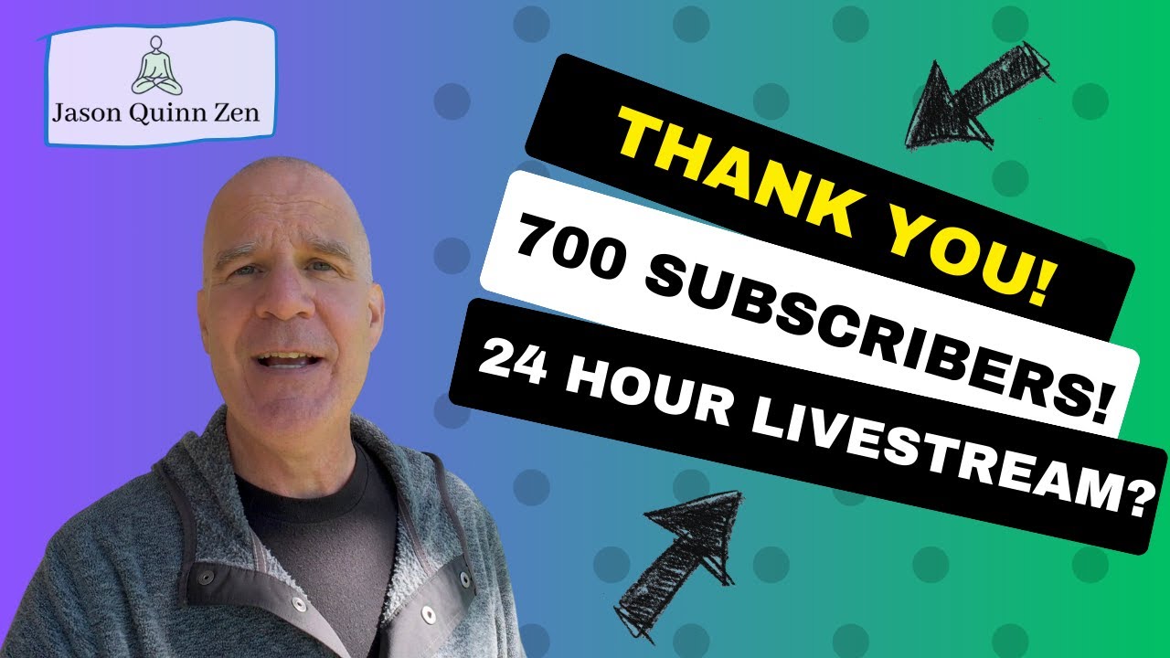 700 Subscribers! 1,000? Then What?