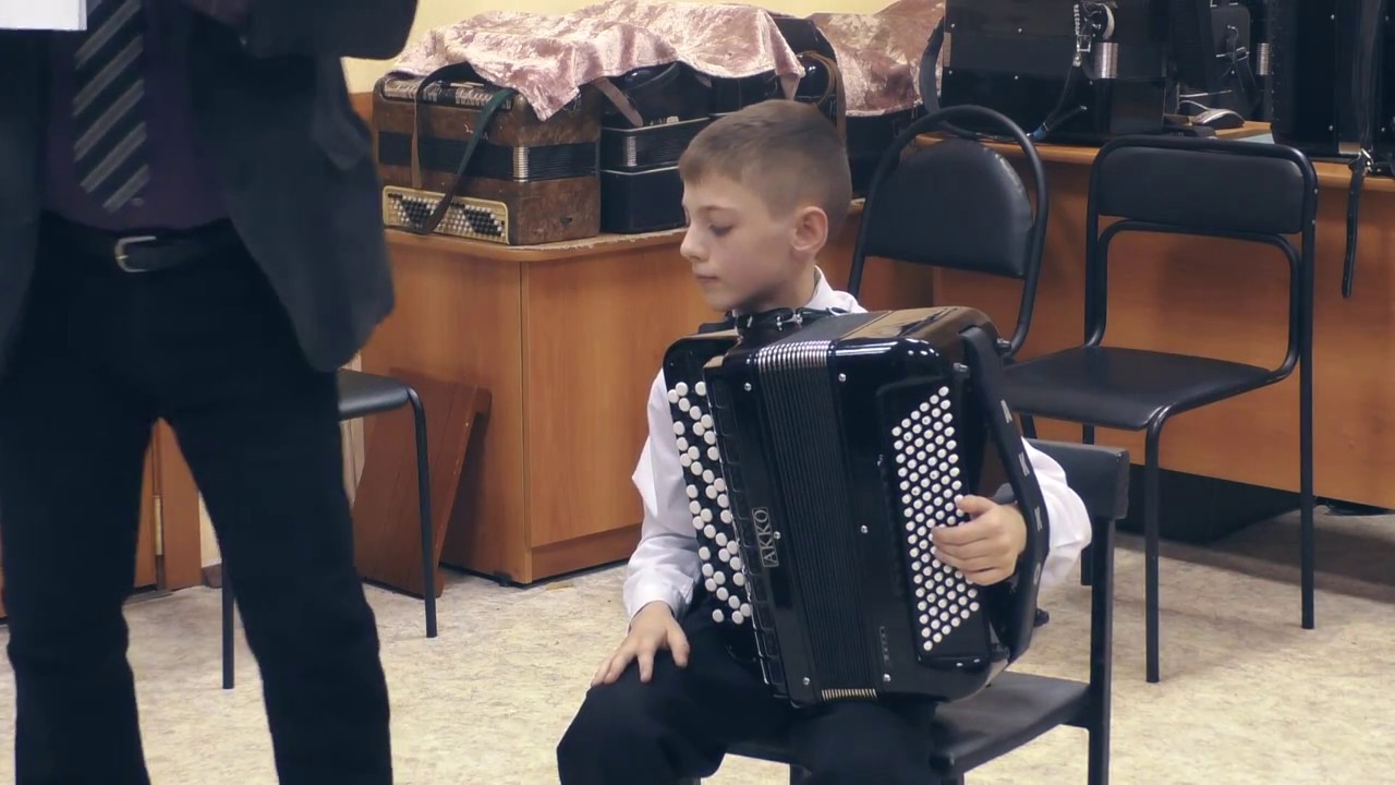 Мастер-класс баяниста Виктор Алексеевича Романько
