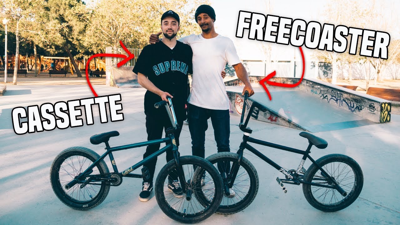 INTERCAMBIO MI RUEDA CON CARLOS Y HACEMOS UN GAME OF BIKE