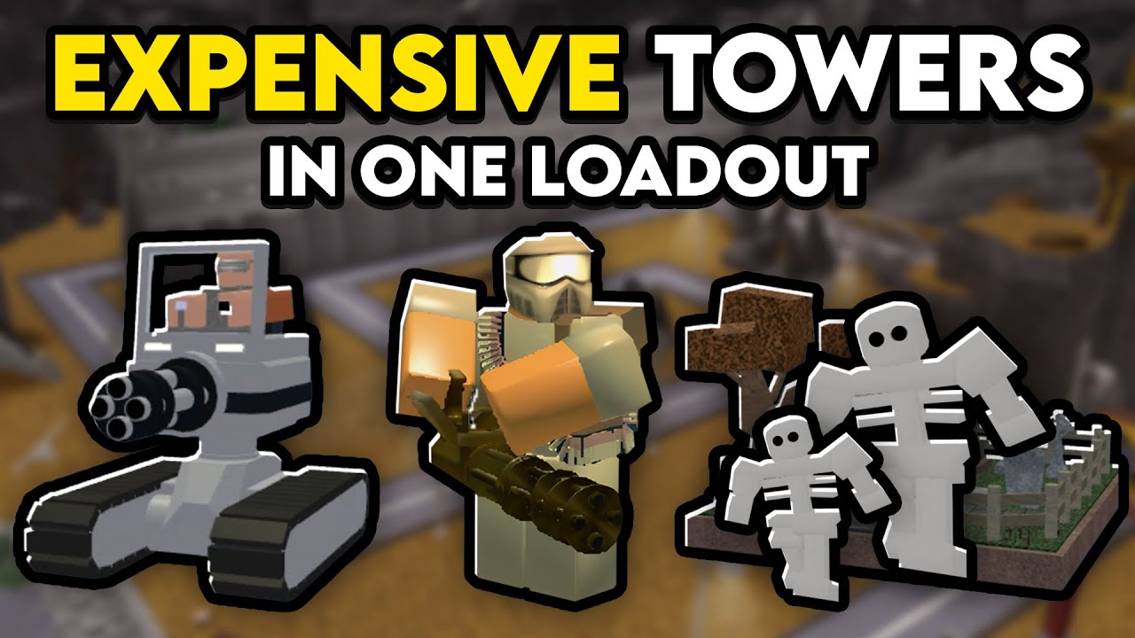 Graveyard, Zed and Golden Commando in Same Loadout - Roblox Tower Battles