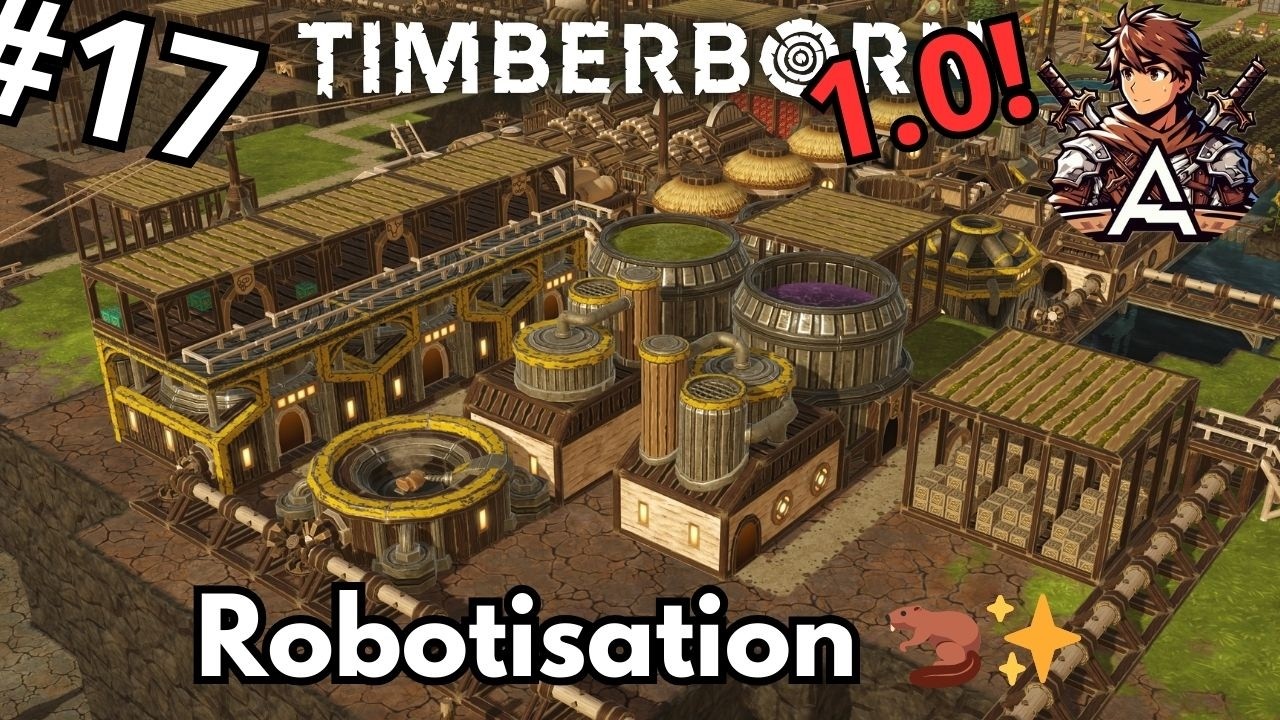 Timberborn FR Ep.17 – Quand la Colonie Se Lance dans la Robotisation 🦫⚙️