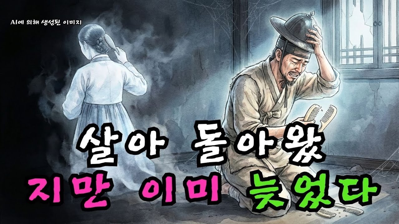 반쪽 난 상아 빗과 생사의 징조: 꿈속에서 아내와 마지막 작별을 하기 위해 전장에서 돌아온 남편 | 야담 | 민담  |  조선시대