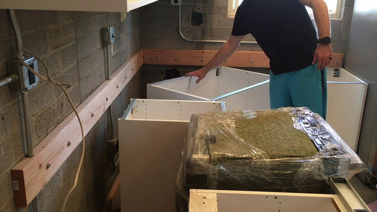 Ep60 - DIY Kitchen Build Part16 - Installing IKEA Cabinets - Stonehaven House Remodel Series
