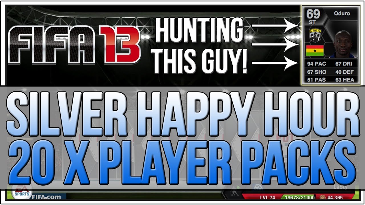 20x Silver Player Packs! Live Happy Hour Pack Opening - FIFA 13 Ultimate Team
