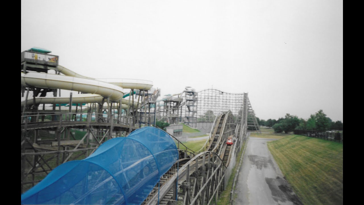 Mighty Canadian Minebuster at Canada's wonderland in 1998 with the ejector airtime 3rd hill.