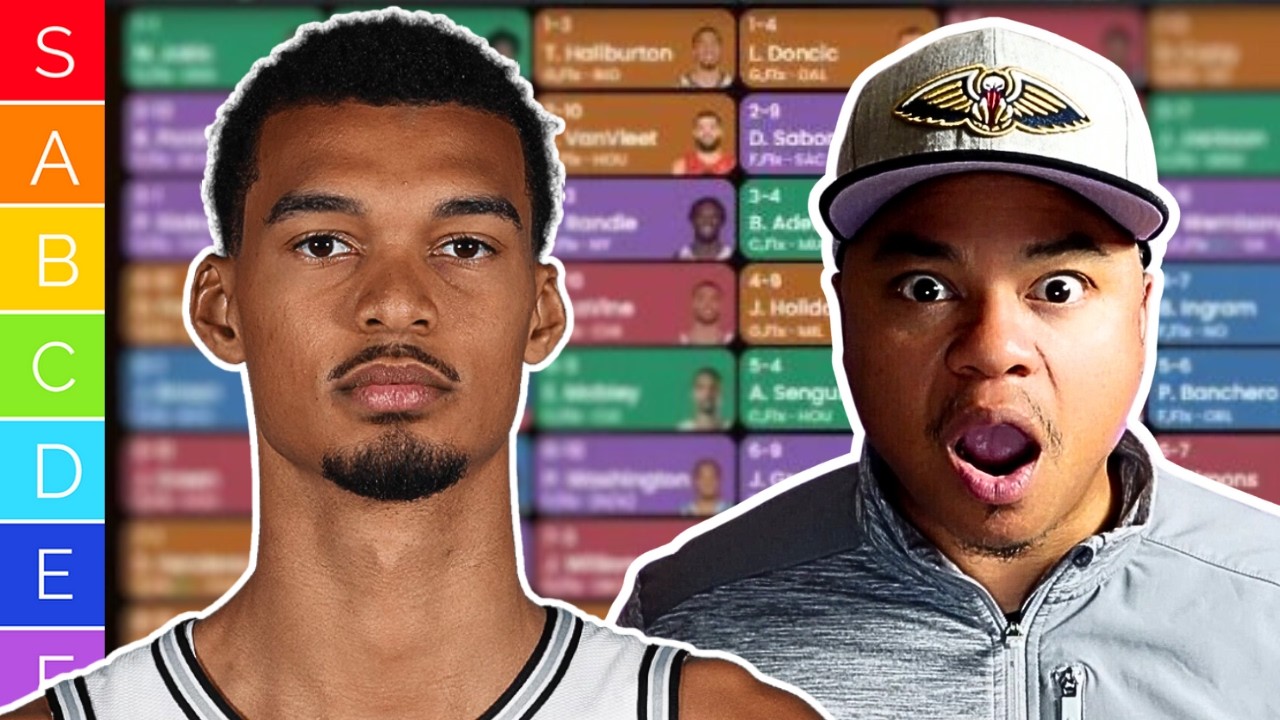 TOP 50 FANTASY BASKETBALL RANKINGS & TIERS - DON'T MISS THIS