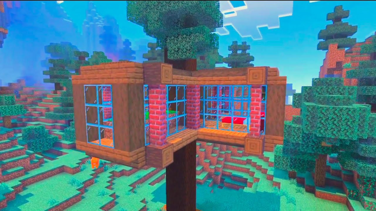 Minecraft Easy Tree House 🏡 | Minecraft Survival Tree House 🏡
