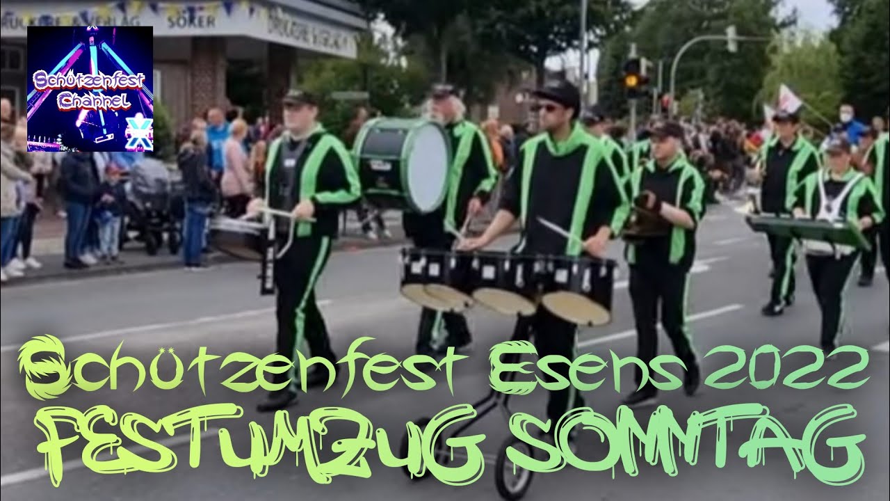 Schützenfest Esens 2022 - Festumzug Sonntag