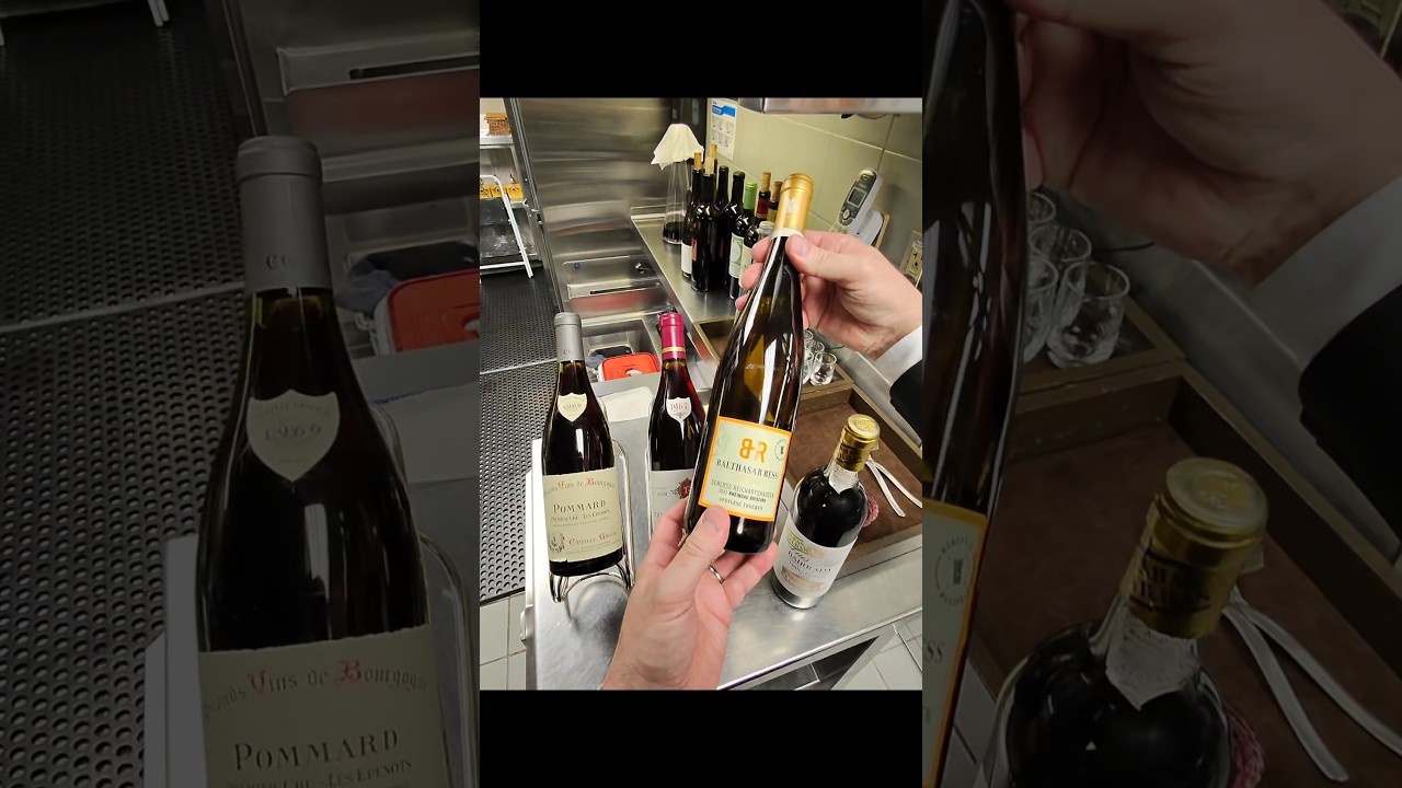 Tableside $400 Corked 02 Balthasar Ress Trocken Riesling #fyp #trending #viralvideo #pov #asmr #wow