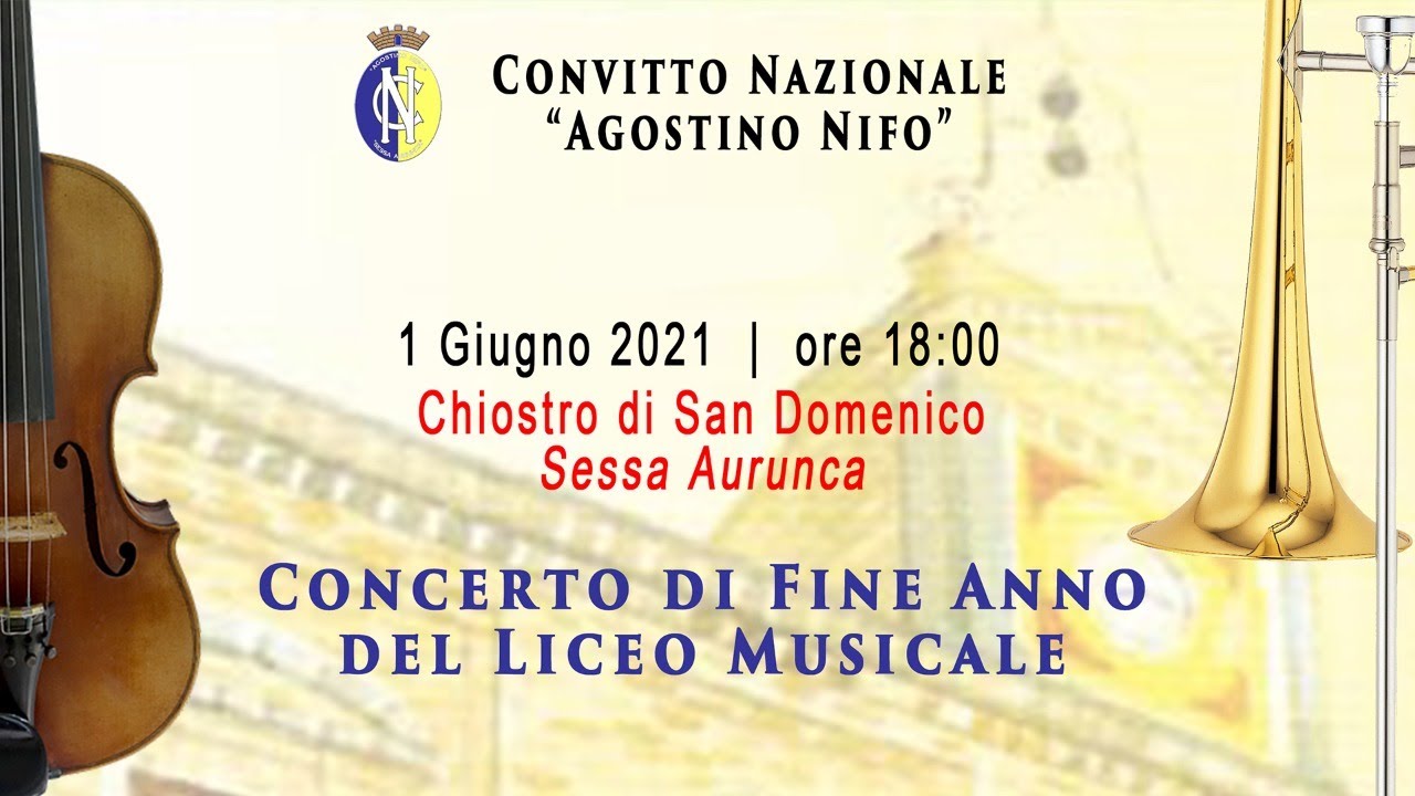 Concerto di fine anno del Liceo Musicale Agostino Nifo di Sessa Aurunca