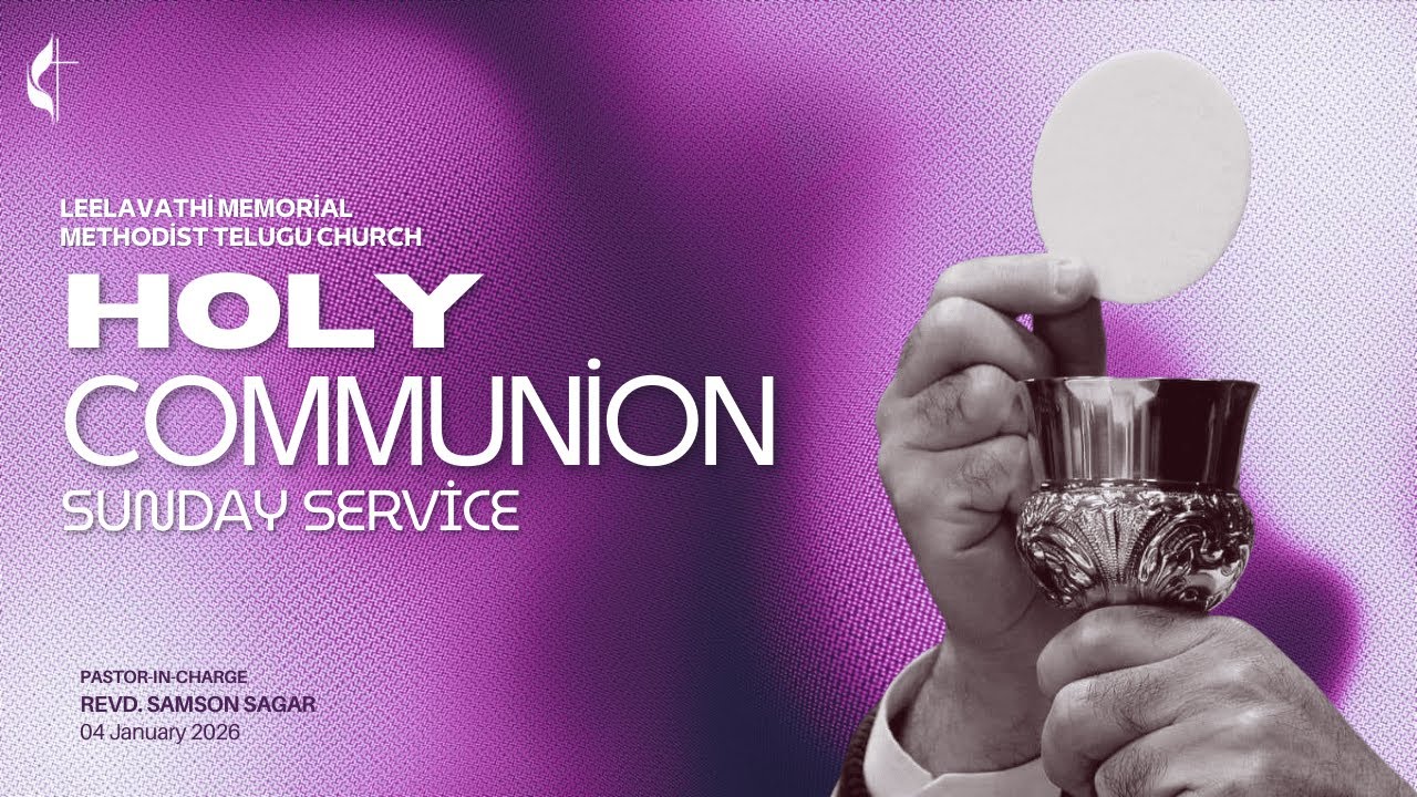 Holy Communion Service Live Today | Telugu Church Worship | Sunday Service Live