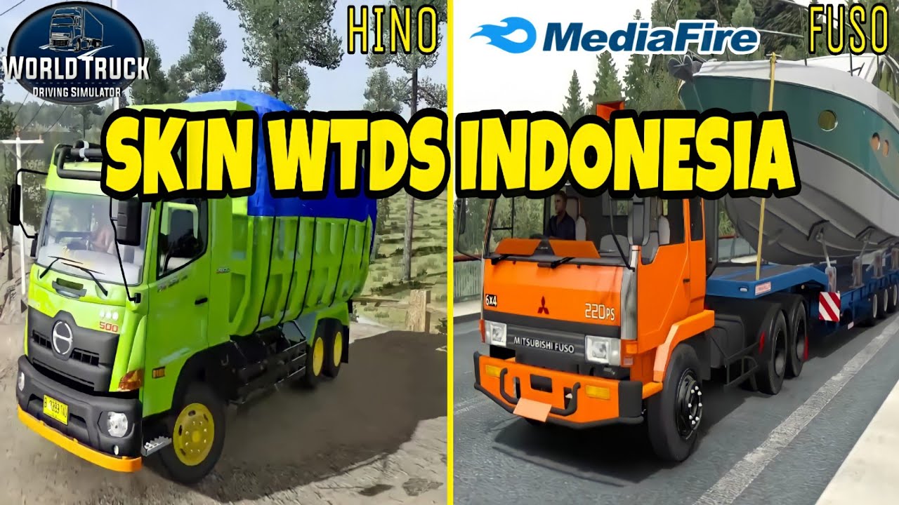 SKIN WTDS INDONESIA   [  WORLD TRUCK DRIVING SIMULATOR  ]