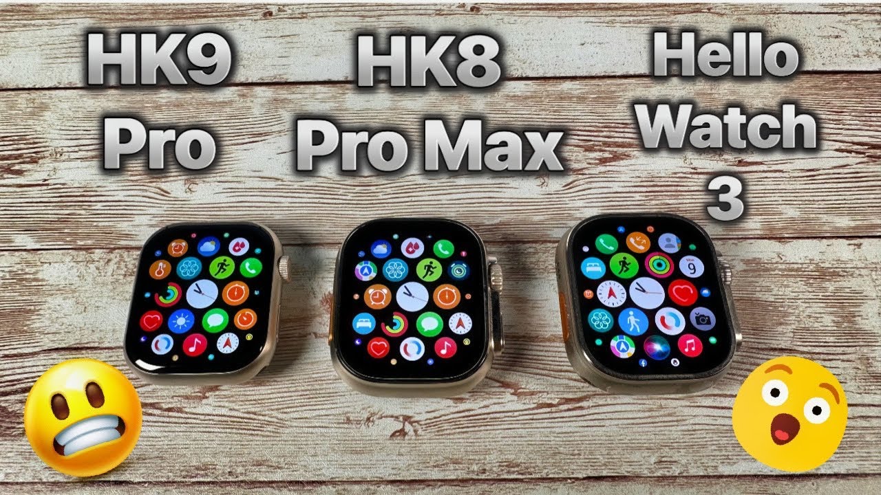 Top 3 Ultra Watch Clones [Under $40] - HK9 Pro - HK8Pro Max - Hello Watch 3!