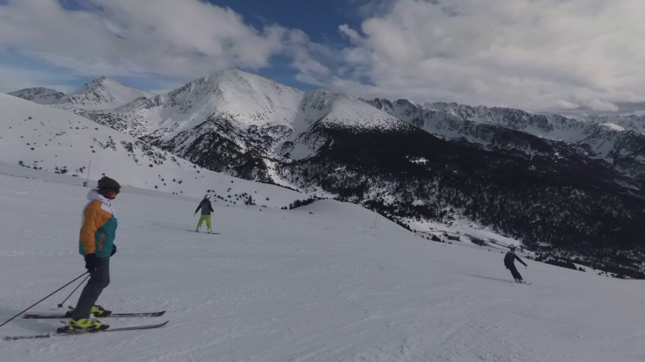Andorra Grandvalira (Canillo). Rossinyol piste (Blue). A bit quicker...