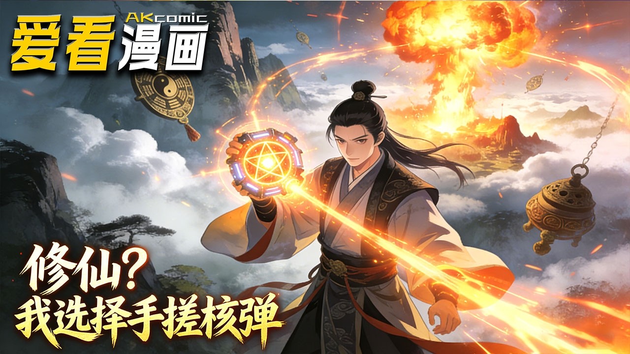 🔥【新番全集来袭】《修仙？我选择手搓核弹》 修仙界惊现工业大佬！林天凭钳工技艺 + 核物理，造帝皇铠甲、机甲舰队，鸿门宴当众下令，科技硬撼修仙！#anime #爽文 #爱看漫画 #逆袭