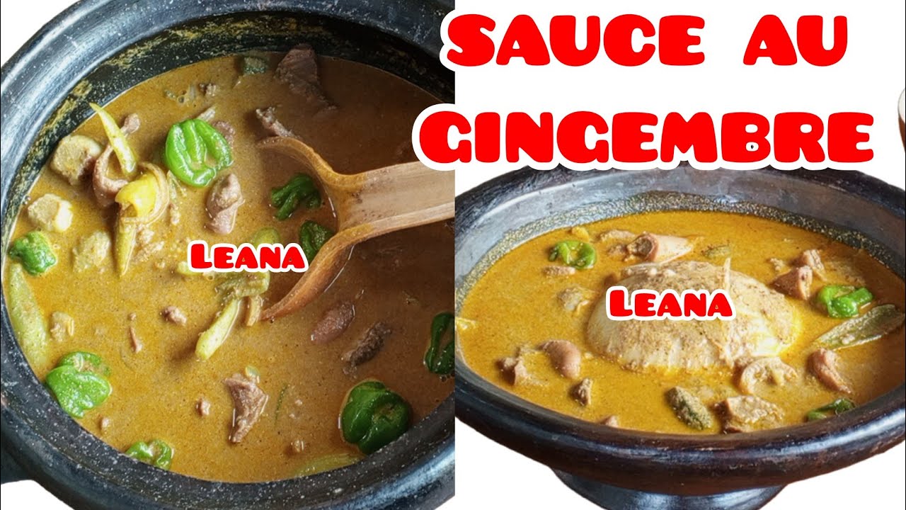 LA SAUCE AU GINGEMBRE TOGOLAISE