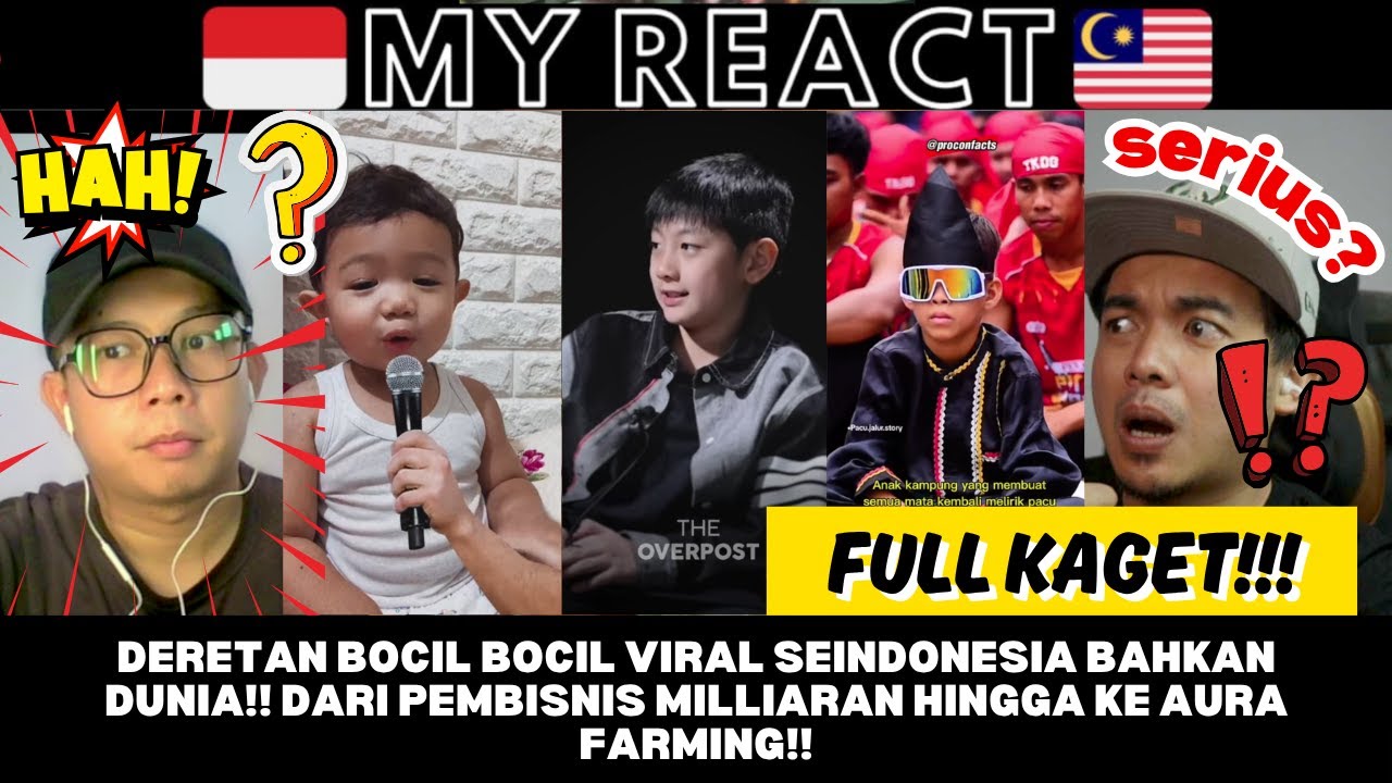 DERETAN BOCIL BOCIL VIRAL SEINDONESIA BAHKAN DUNIA!! DARI PEMBISNIS MILLIARAN