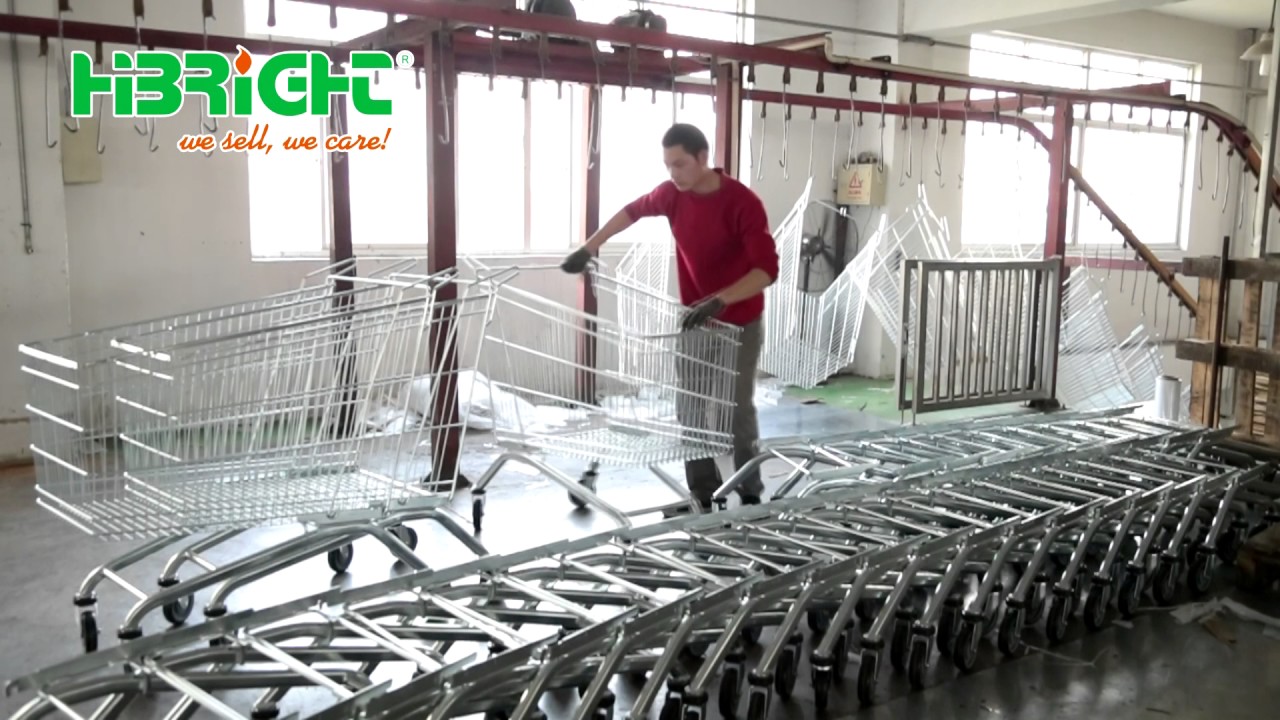 Highbright Shopping Carts Shopping trolley Grocey Carts Manufacturers