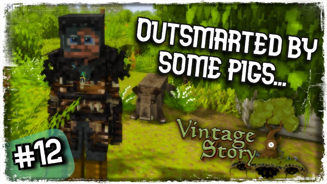 Vintage Story (v1.21.6) Episode 12: Just get in the cage piggy!!
