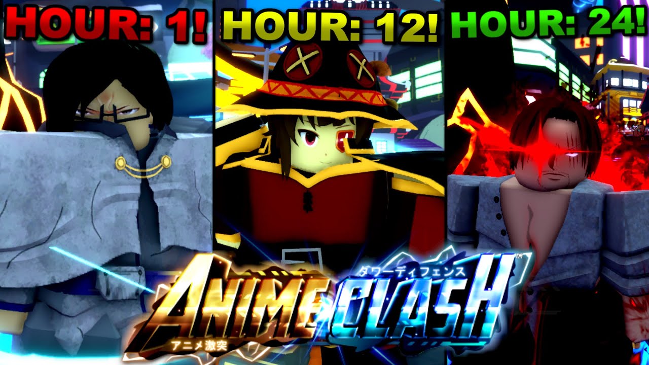 Spending 24 Hours Grinding In Roblox Anime Clash... This Is What Happened!