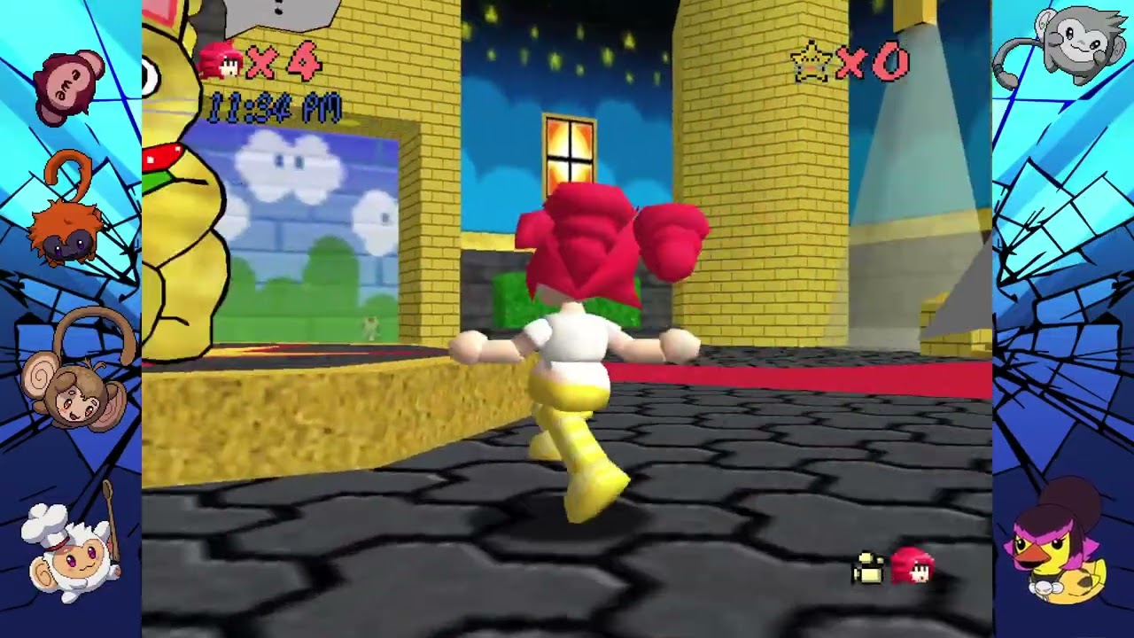Mario 64 Co-Op returns Part 1  -  VTuber Monkey Girl