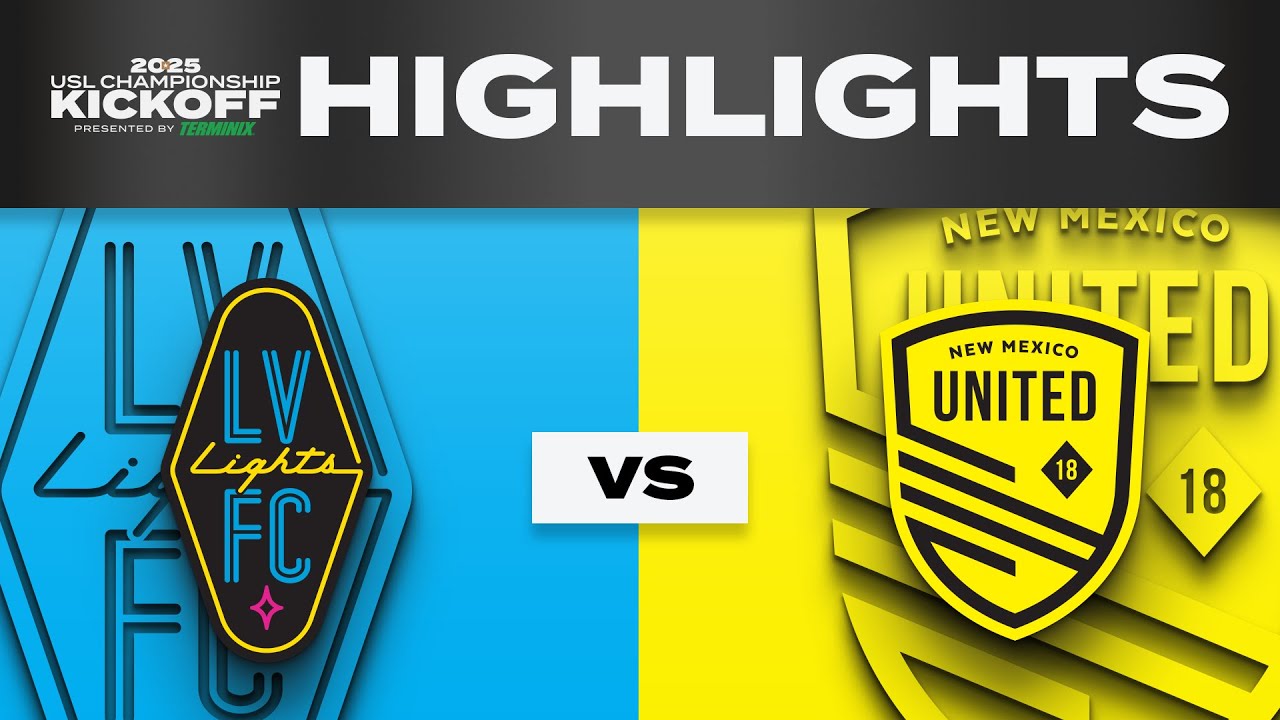 3.15.2025 | Las Vegas Lights FC vs. New Mexico United - Game Highlights
