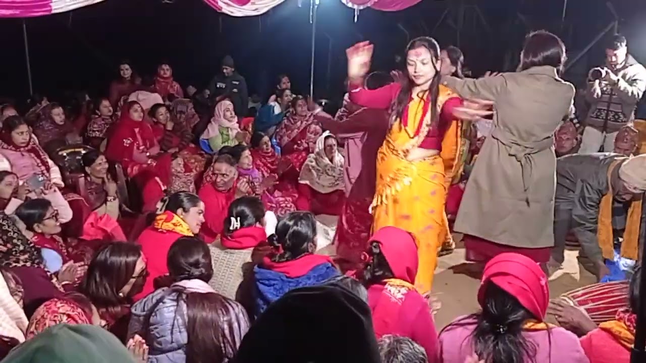 नेपालि भजन नेपाली कल्चर ।नेपाली परम्परा ।नेपाली चेलिको नाच