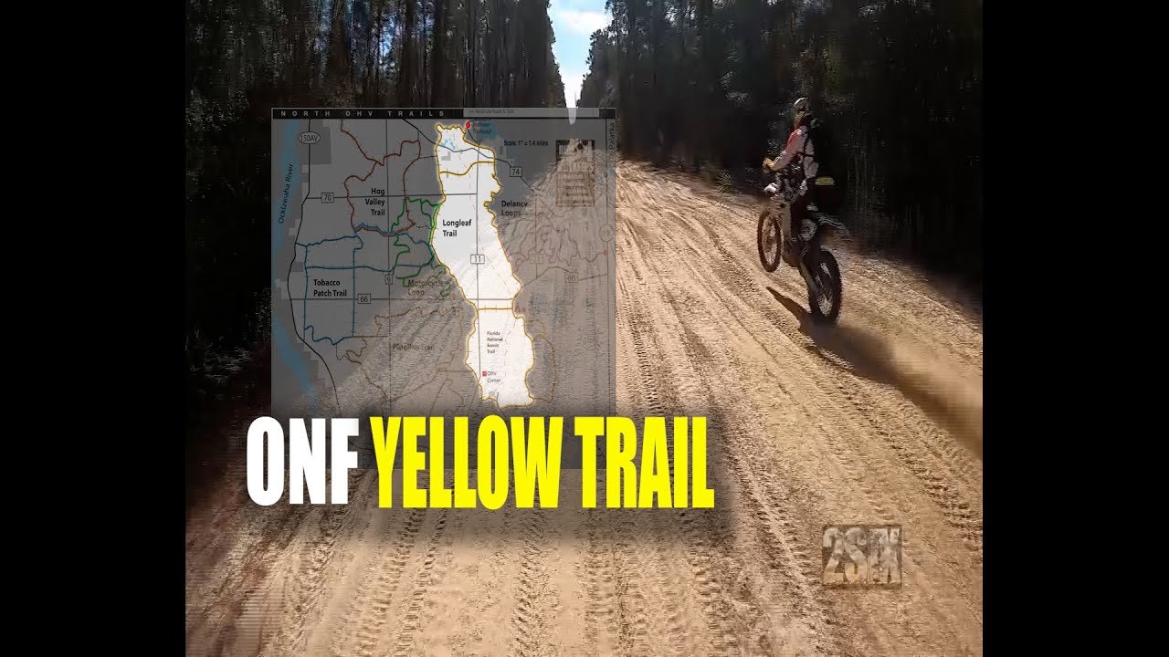 Ocala National Forest, Yellow Trail. Rodman Dam OHV Trail Head