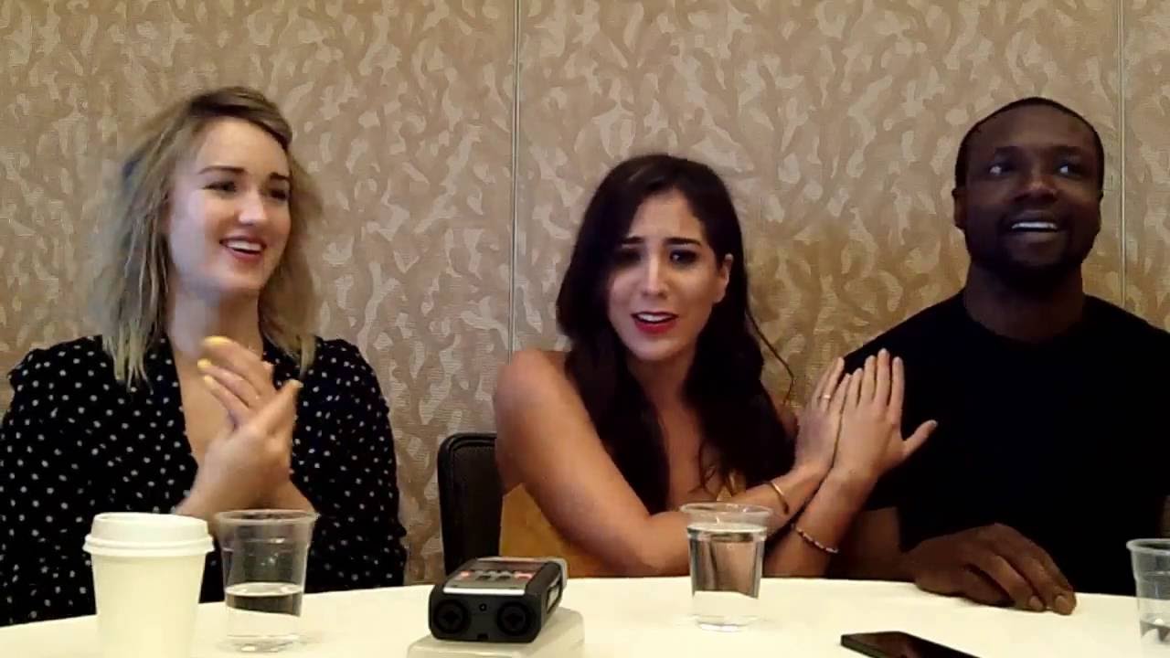 Interview with Ashley Johnson, Audrey Esparza & Rob Brown of NBC's Blindspot at Comic-Con 2016