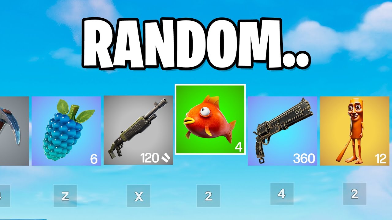 Fortnite, But My Inventory is Random