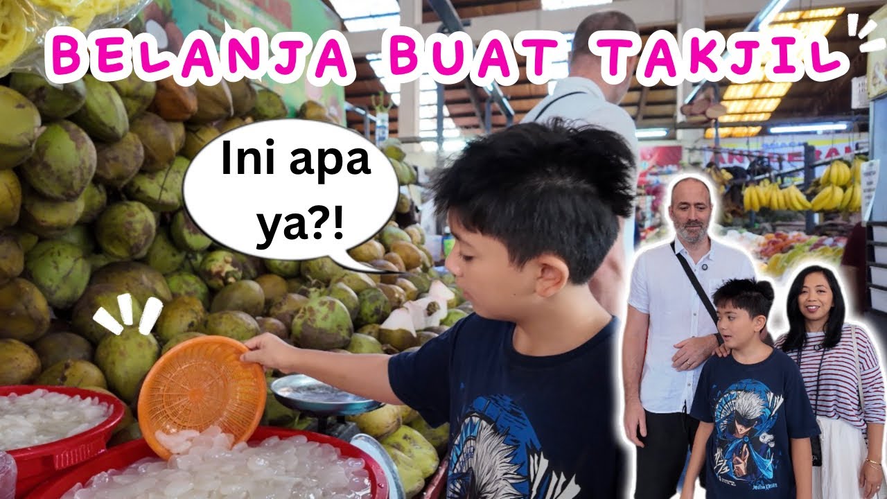 SUAMI INGGRIS 🇬🇧DIAJAK KE PASAR NYARI BAHAN BUAT TAKJIL