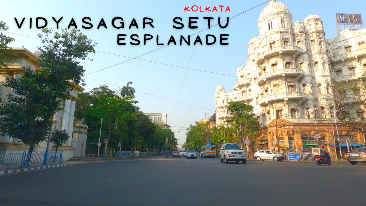 Vidyasagar Setu to Esplanade Drive: A Tour of Kolkata's Most Beautiful Drive: 4K
