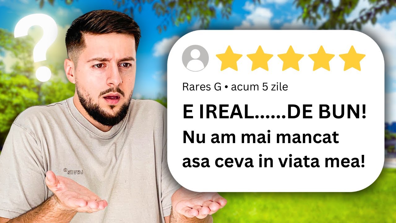 TESTEZ CEL MAI TOP RESTAURANT DIN BUCURESTI *5 stele din 500 recenzii*