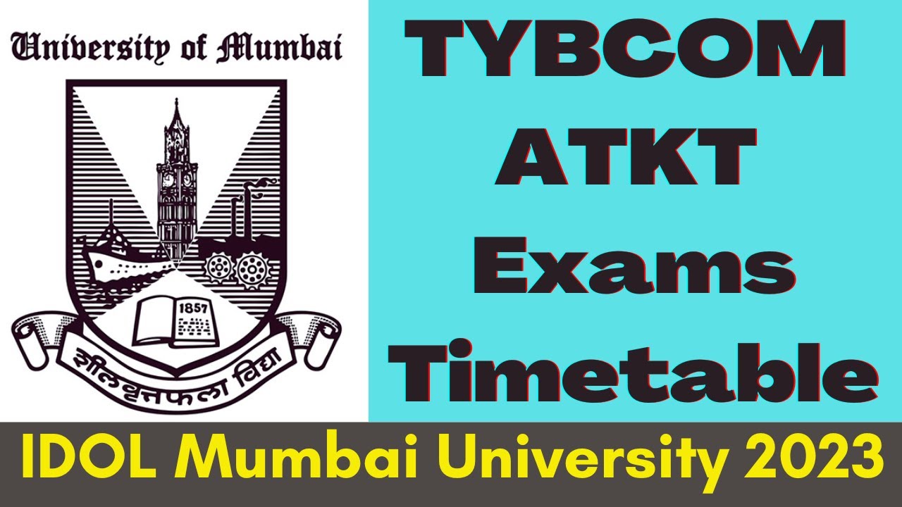 TYBCOM Semester 5 ATKT Examination Timetable 2023 Mumbai University