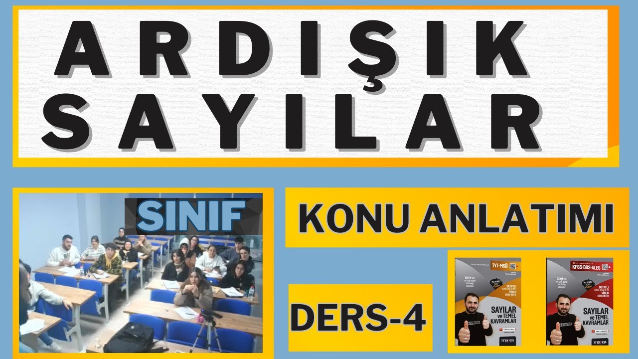 28) Ardışık Sayılar -4 Konu Anlatımı Detaylı | Temel Kavramlar Ardışık Sayılar Soru Çözümü