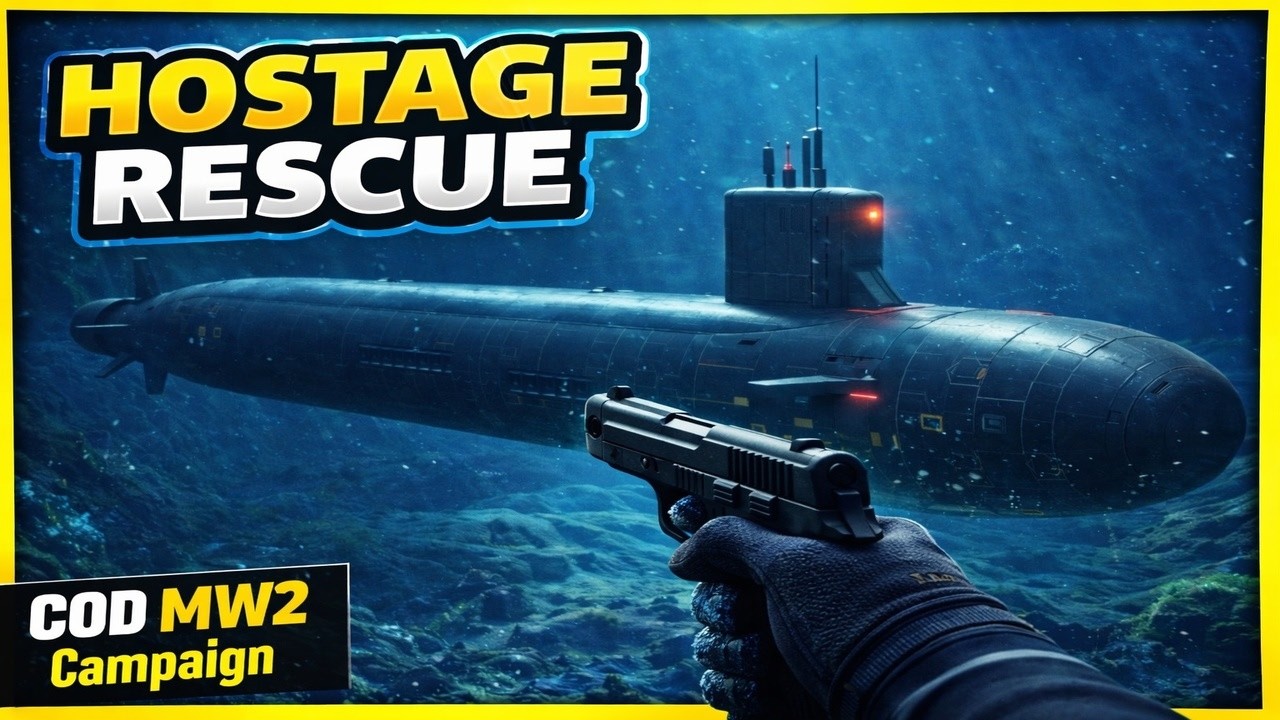 Submarine Extraction Mission – Civilians Rescue! | Call of Duty MW2 Campaign PART-4