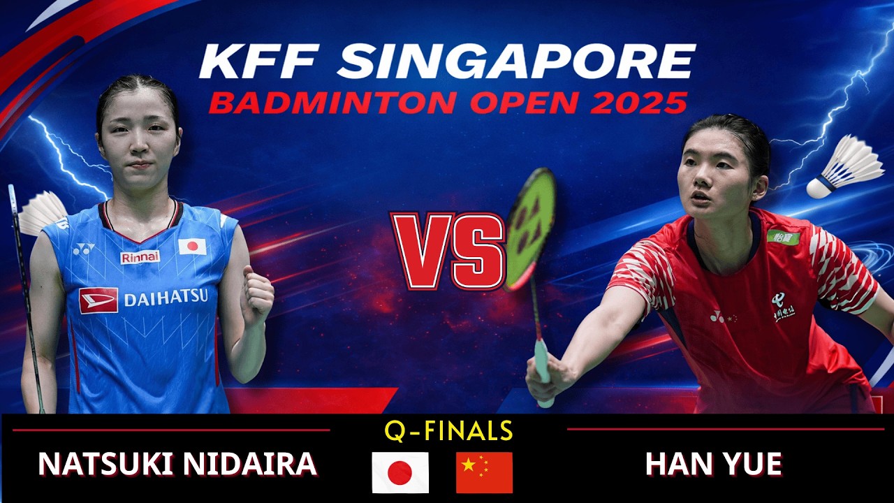 🔥 INCREDIBLE CLASH 🔥 仁平菜月（JPN） vs 韓悦（CHN）｜フルスコア｜準々決勝 シンガポール・オープン | Natsuki Nidaira vs Han Yue