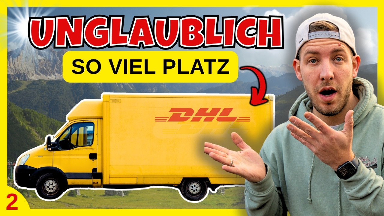 Mit soviel Platz im LEEREN DHL Koffer hätte ich nicht gerechnet! Vom POSTAUTO zum Camper \ Folge 2