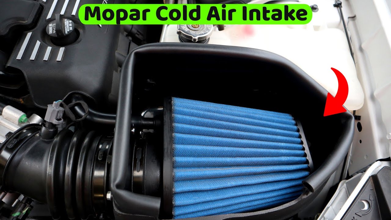 Dodge Charger Scat Pack Gets A Huge Cold Air Intake! Mopar Cold Air Intake Install!