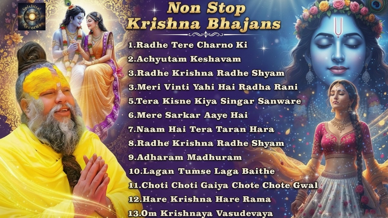 Radha Krishna Meditation Kirtan 2025 | Nonstop Bhakti Songs | Man Ko Shanti Dene Wale Bhajan 🌸🙏
