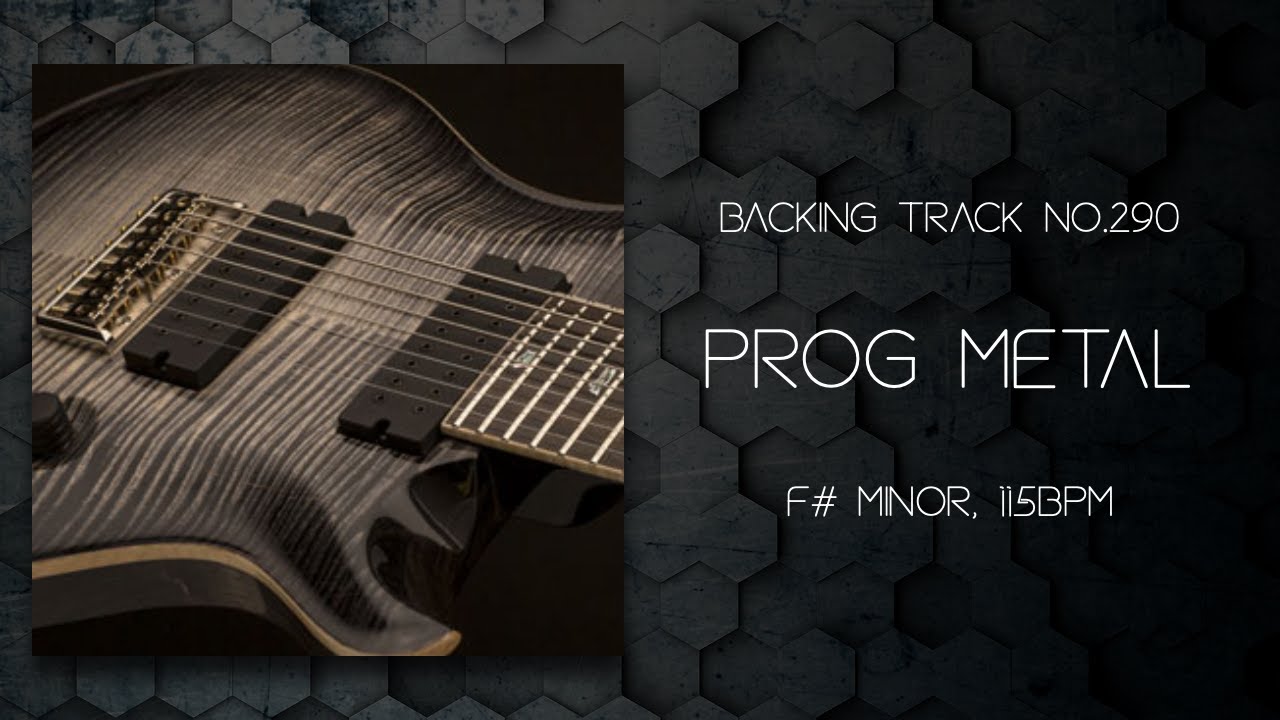Cinematic Prog Metal Backing Track in F♯m | BT-290