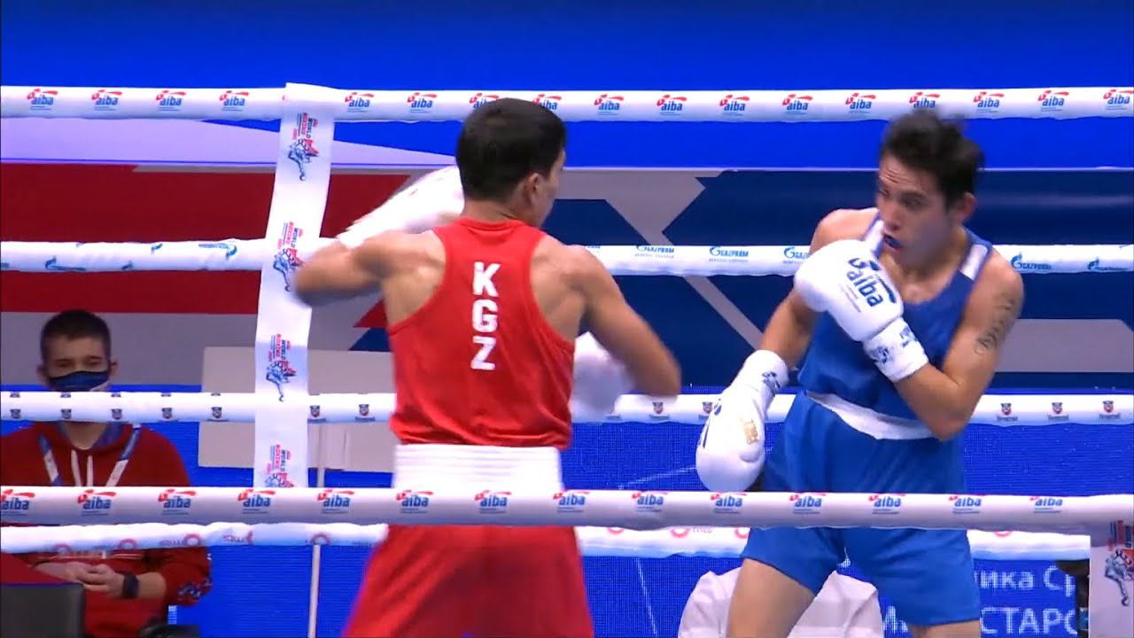 Day 5 (54kg) SEIDEKMATOV Sanzhai (KGZ) vs  CHUSIN CHUSIN Manuel (ECU) | AIBA WCHs 2021