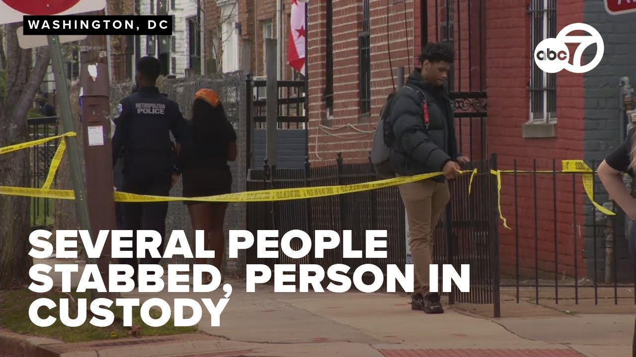 Seven people stabbed in Northeast DC, person in custody