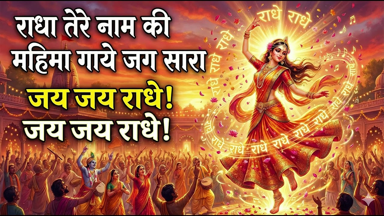 Radha tere naam ki mahimaa gaaye jag saa