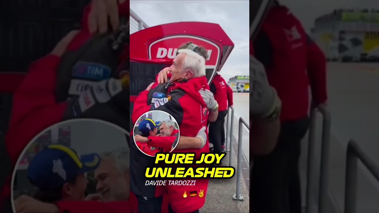Tardozzi Can&rsquo;t Hide His Joy After Historic MotoGP Moment! #shortvideo